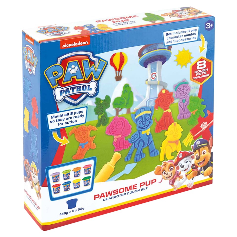 Paw Patrol Mancs Őrjárat gyurma készlet 8 x 56 g (448 g)  1. kép