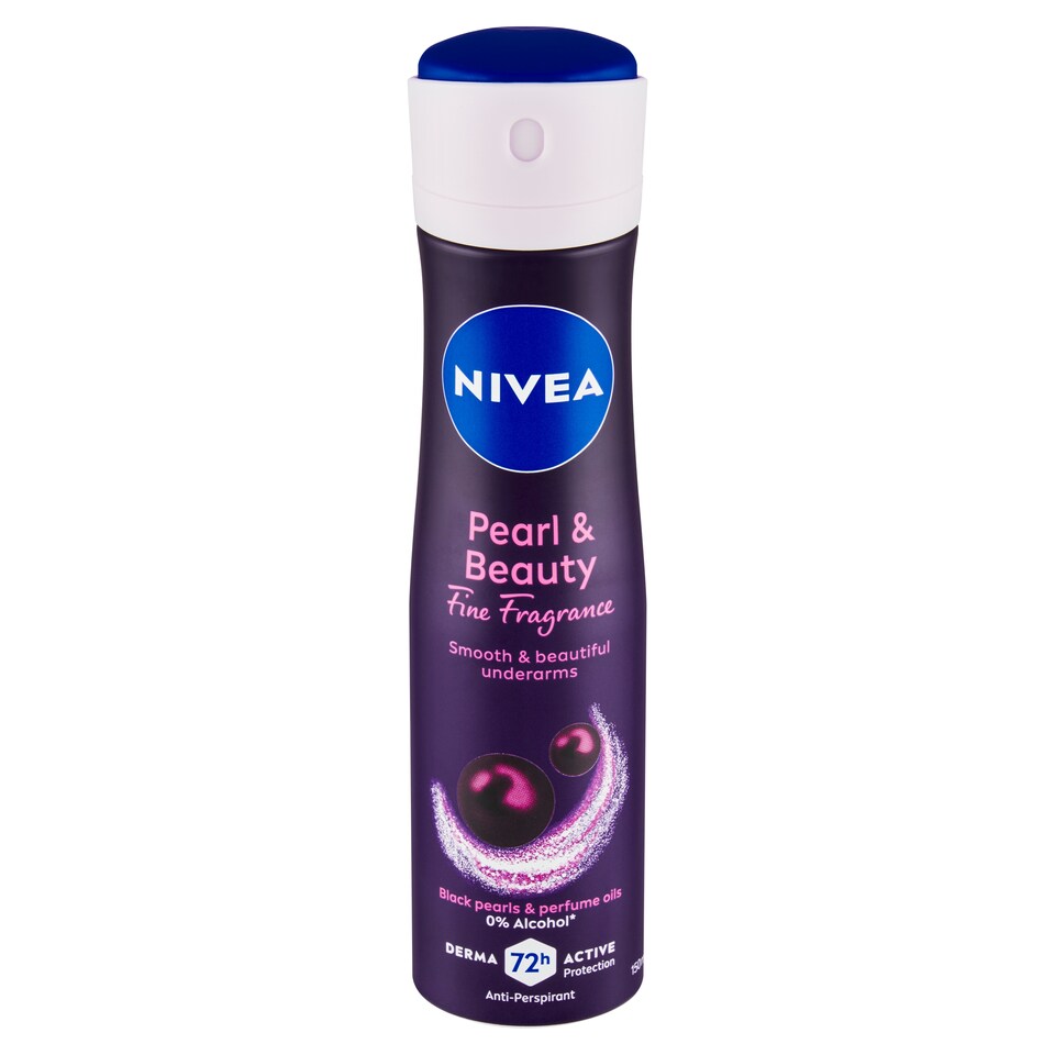 Obrázek 1 pro produkt Nivea Pearl & Beauty Black Sprej antiperspirant 150ml