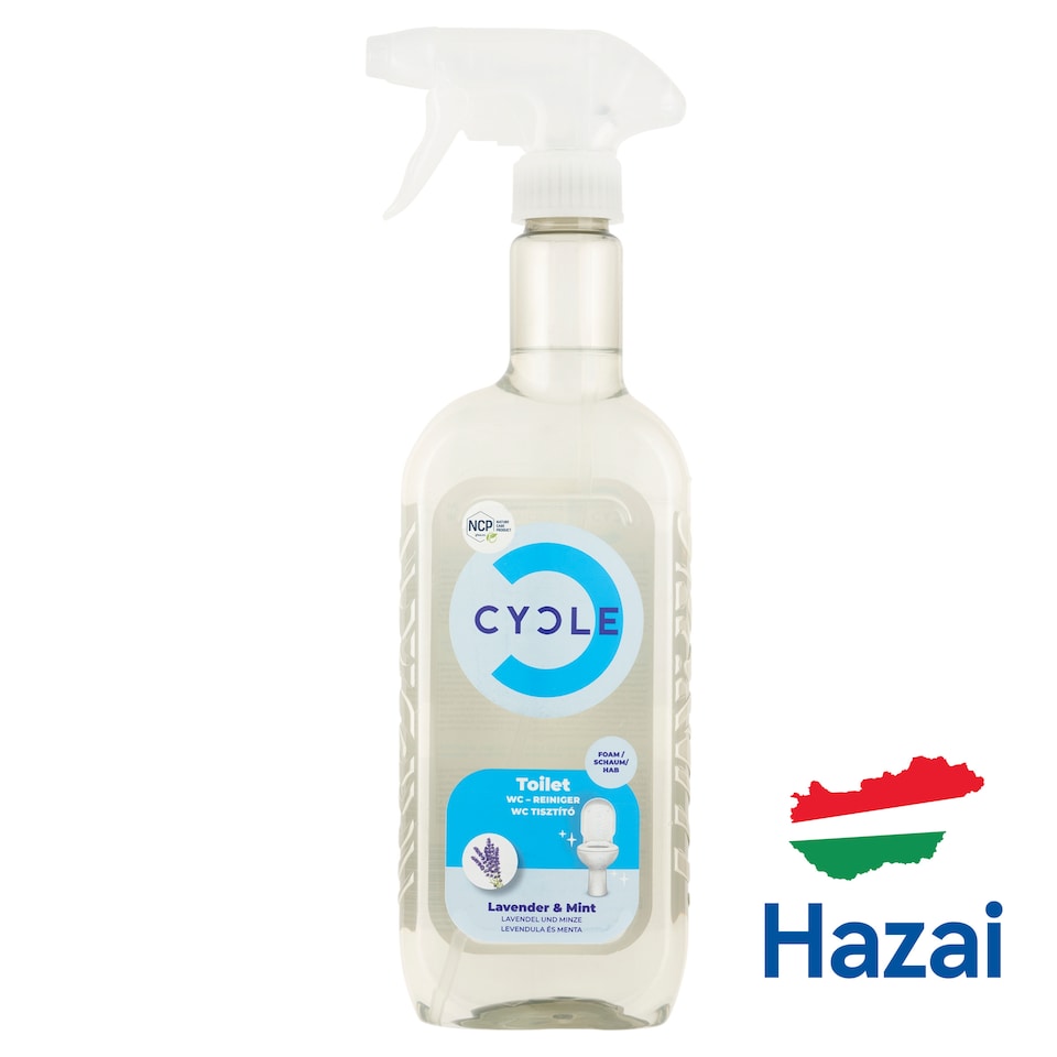 Cycle levendula és menta WC tisztító 500 ml  1. kép