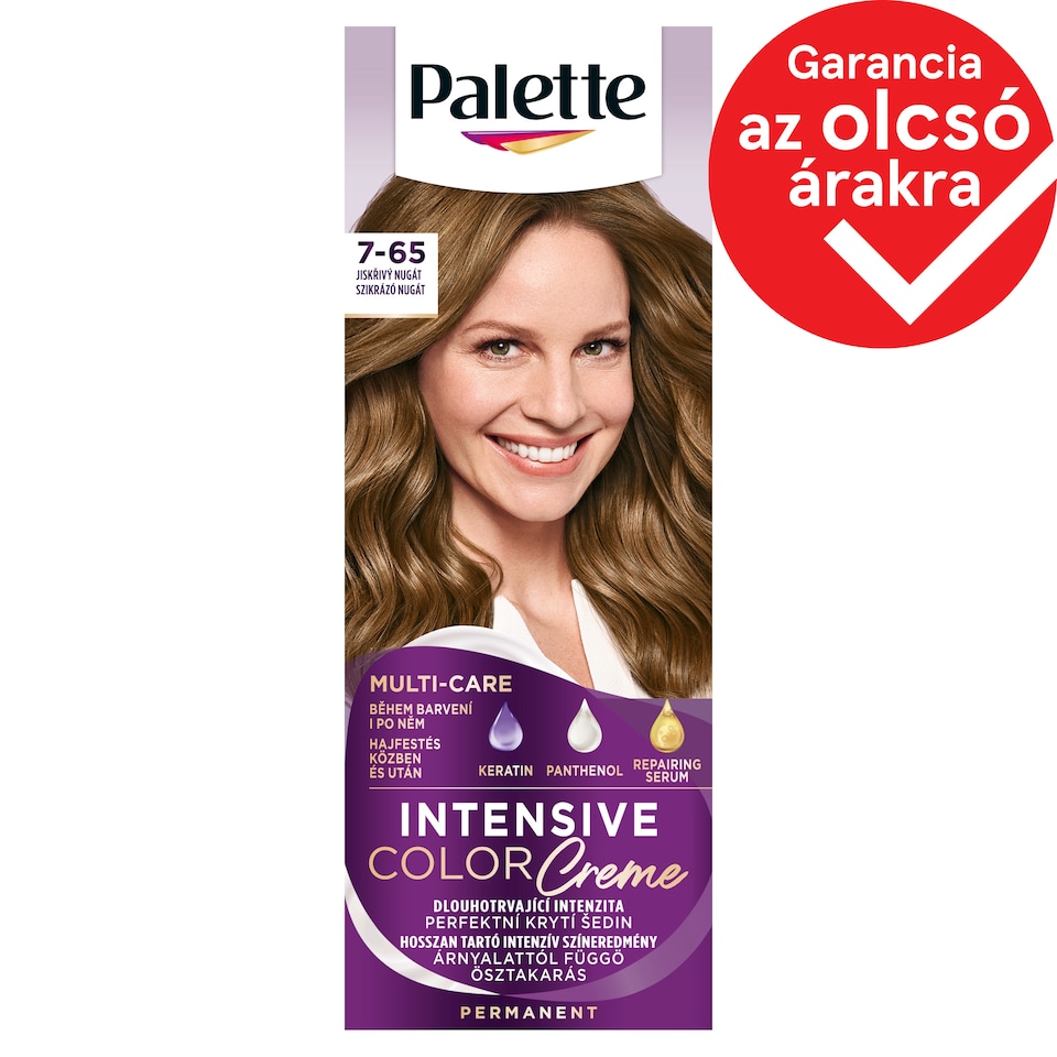 Palette Intensive Color Creme hajfesték 7-65 (LG5) Szikrázó nugát  1. kép