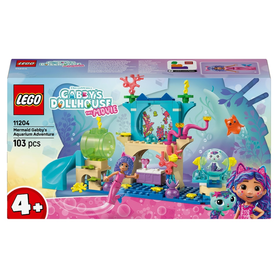 obrázok 1 z LEGO Gabinin kúzelný domček 11204 Morská víla Gabby a jej akváriové dobrodružstvo