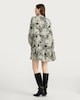 image 4 of F&F Paisley Print Long Sleeved Mini Dress in Multi Black White