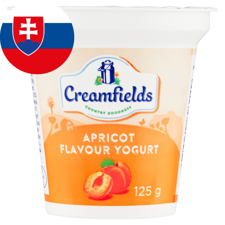 Creamfields Jogurt s marhuľovou príchuťou 125 g