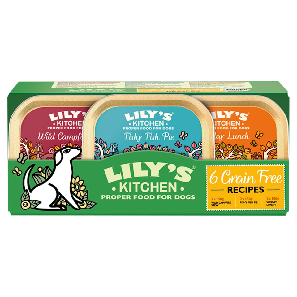 Lily's Kitchen Grain Free Dog Food Mixed Selection 6 X 150G