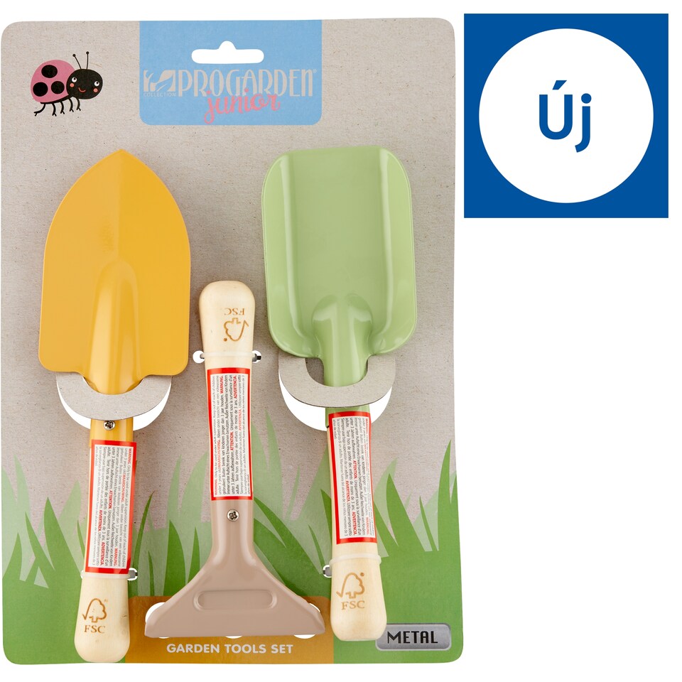 Pro Garden Junior kerti szerszám készlet lapát, kapa, gereblye