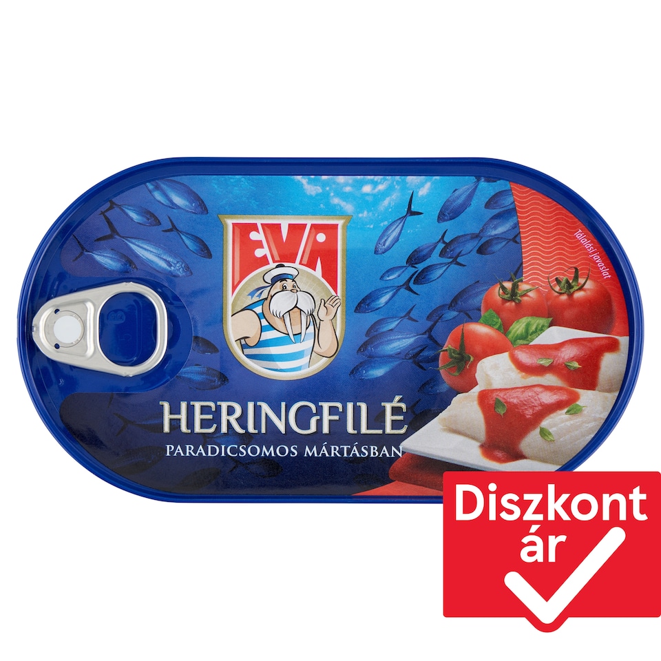Eva heringfilé paradicsommártásban 170 g  1. kép