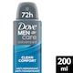 image 1 of Dove Men+Care Clean Comfort 72h Advanced Care Antiperspirant Deodorant 200ml