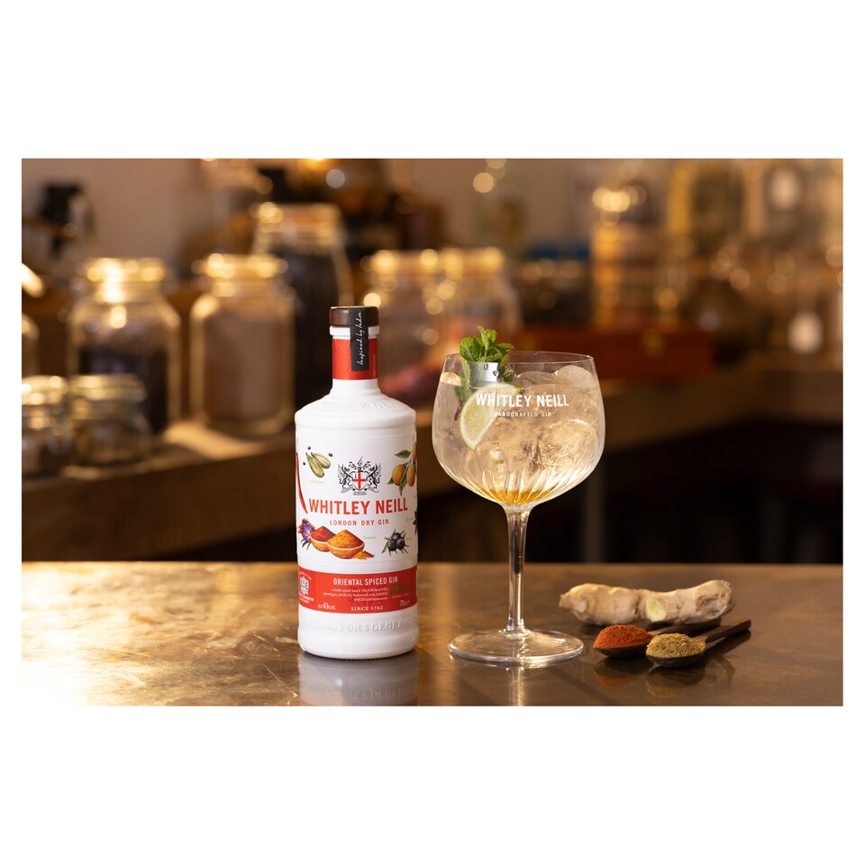 image 1 of Whitley Neill Oriental Spiced Gin 70Cl