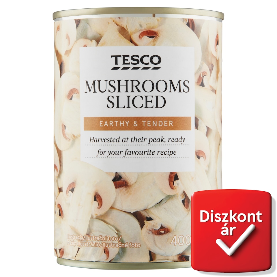 Tesco szeletelt gomba 400 g