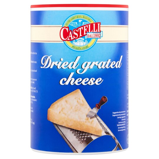 CASTELLI DRY GRATED CHEESE 250G Tesco Groceries