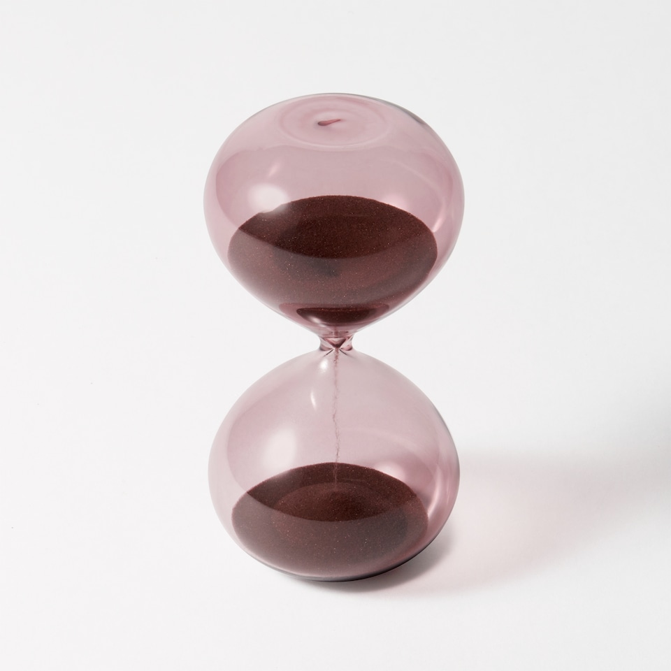 image 1 of Paperchase Timeless Glass Sand Timer