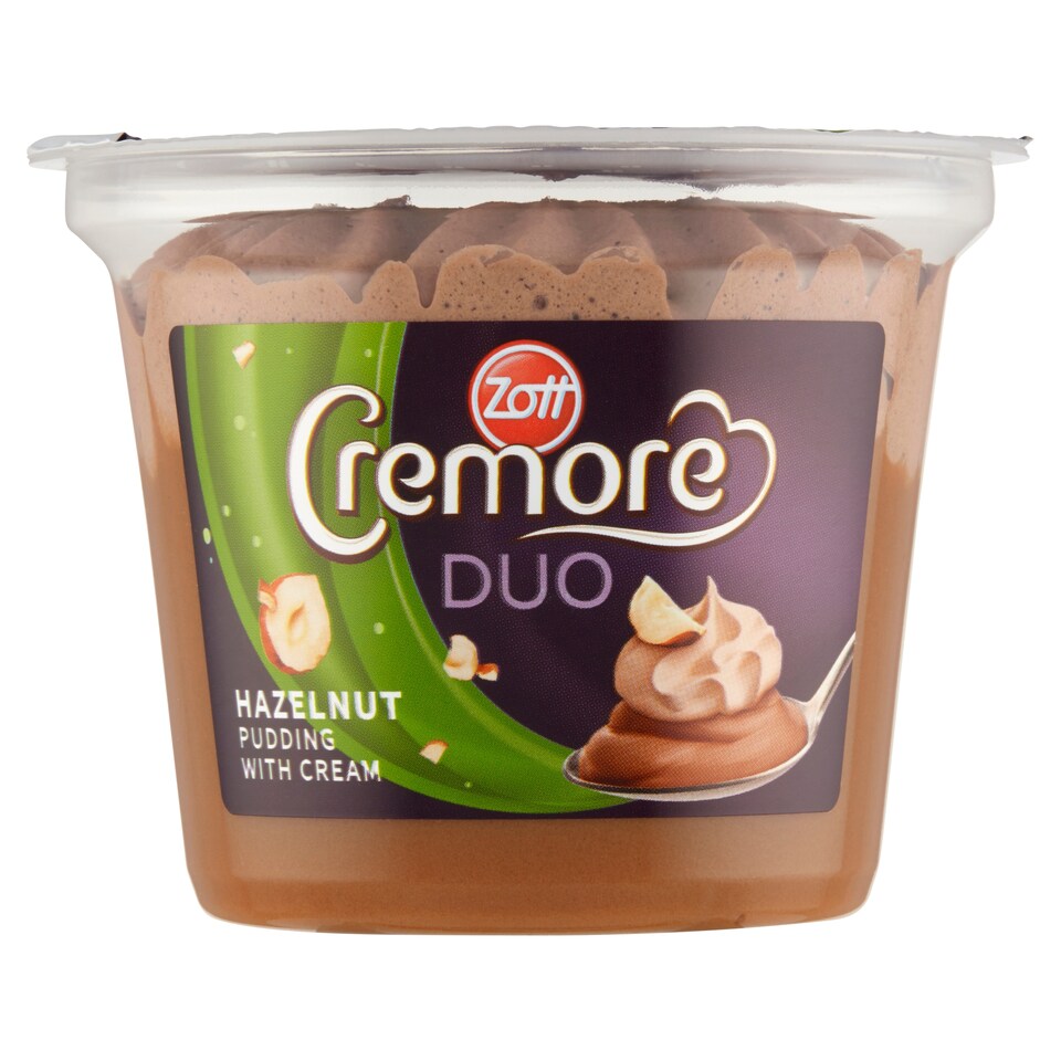 image 1 of Zott Cremore Duo Hazelnut Pudding with Cream 190g
