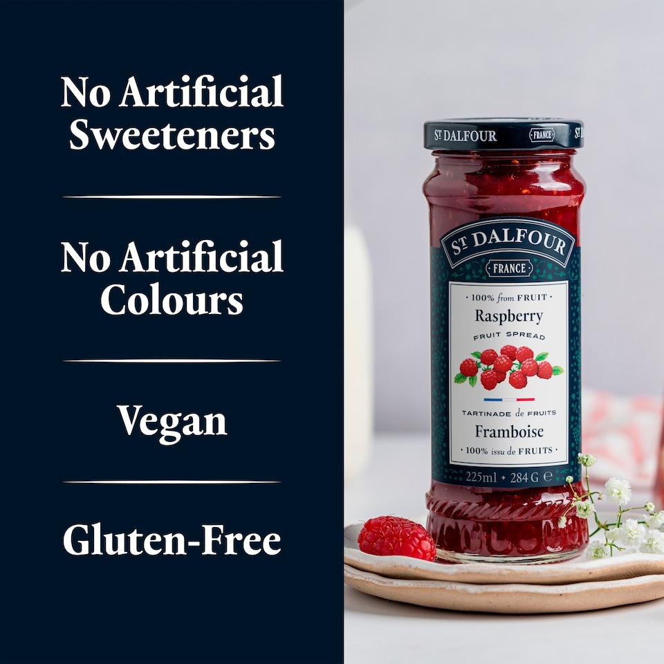 image 1 of St Dalfour Raspberry Fruit Spread 284G