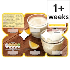 Tesco Lemon Mousse 6 X60g