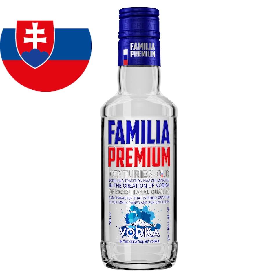 Familia Premium vodka 38% 200 ml