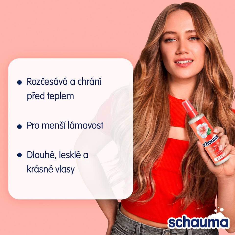 Obrázek 1 pro produkt Schauma Stronger For Longer Hair kondicionér pro dlouhé vlasy s ibiškem a rozmarýnem 200ml