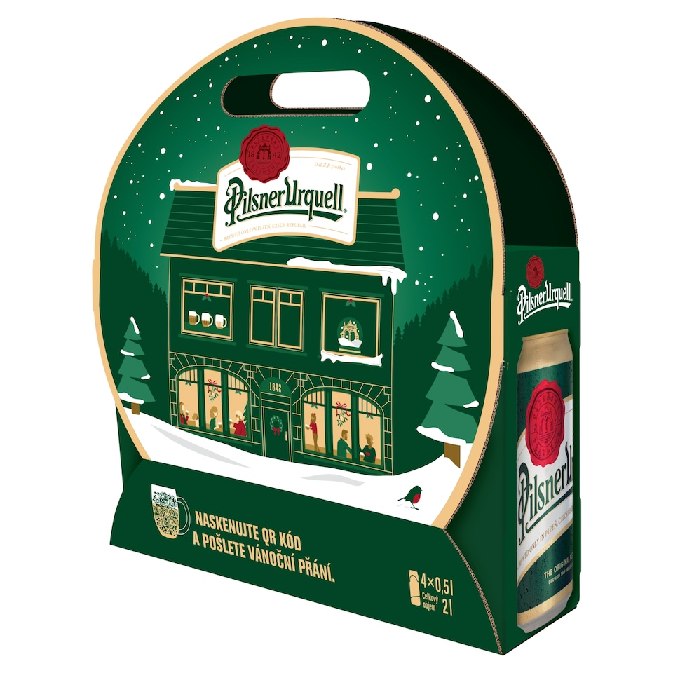 Pilsner Urquell Pivo ležák světlý 4 x 0,5l (2l)