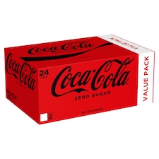Coca-Cola Zero Sugar Soft Drink 24 x 330ml