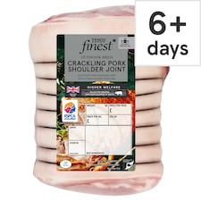 Tesco Finest British Crackling Pork Shoulder Joint