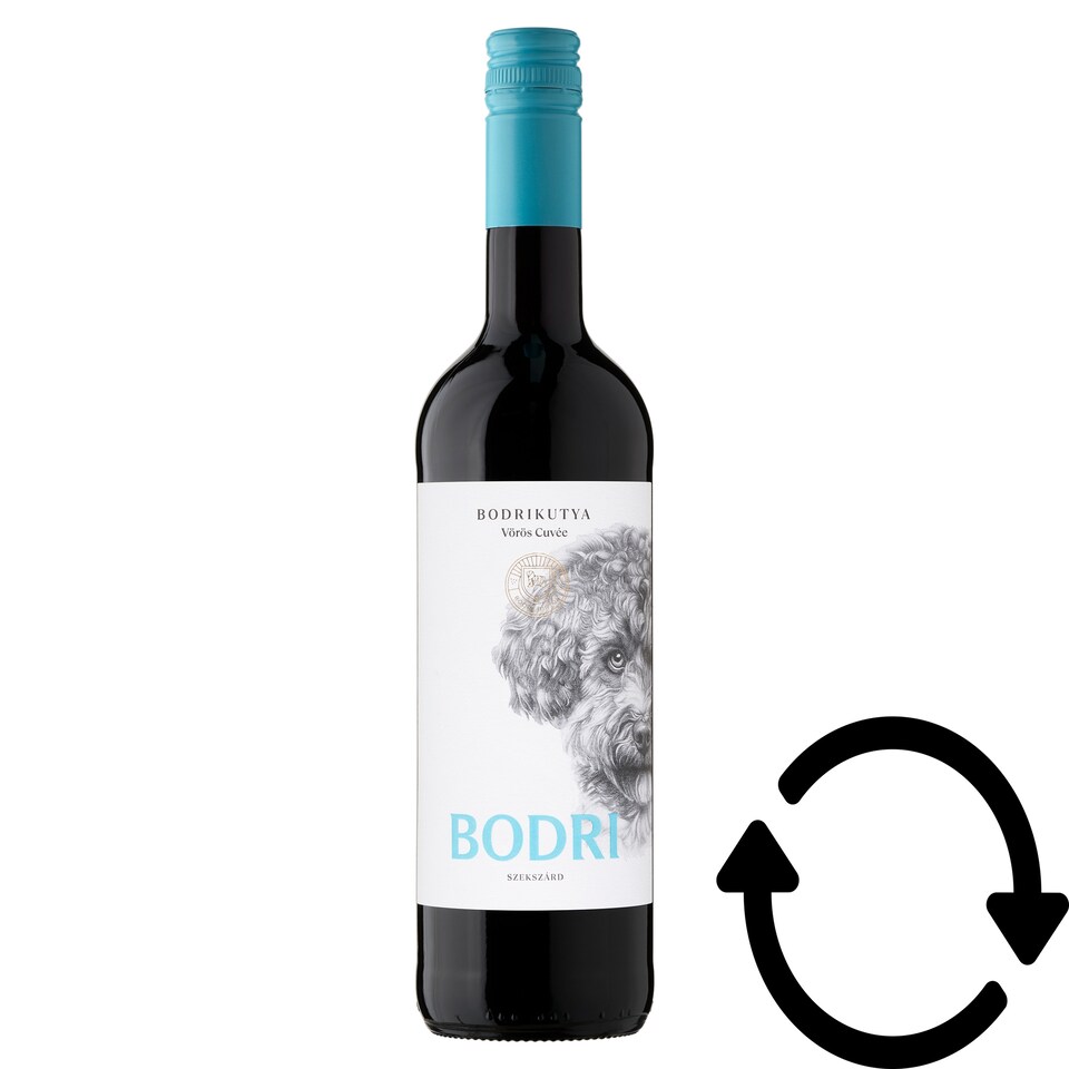Bodri Bodrikutya Szekszárdi Cuvée száraz vörösbor 15% 750 ml