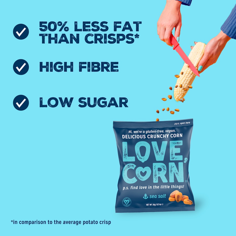 image 1 of LOVE CORN Sea Salt Multipack 20g x 5