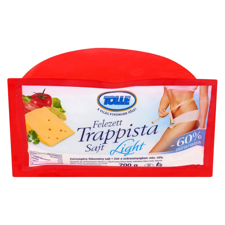 image 1 of Tolle Light Halved Trappist Low-Fat Semi-Hard Cheese 700 g