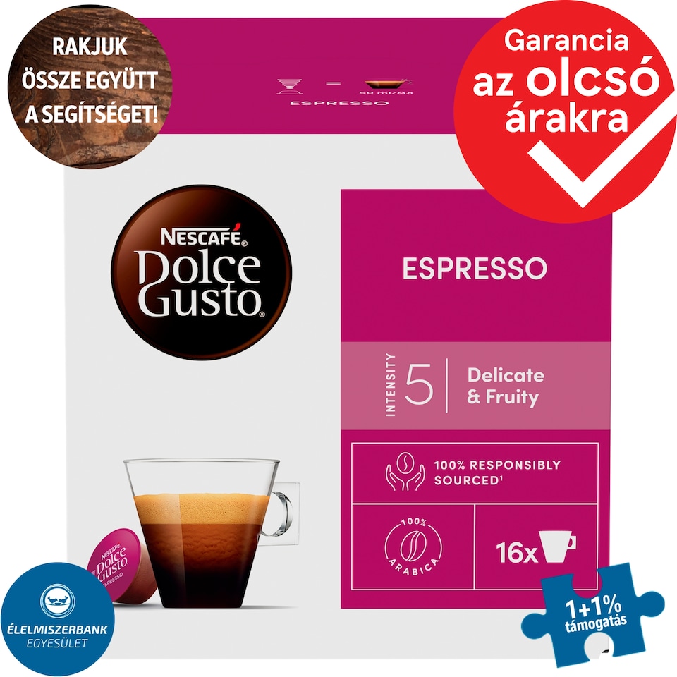 NESCAFÉ Dolce Gusto Espresso Ground & Roast Coffee Pods 16 x 5,5 g (88 g)