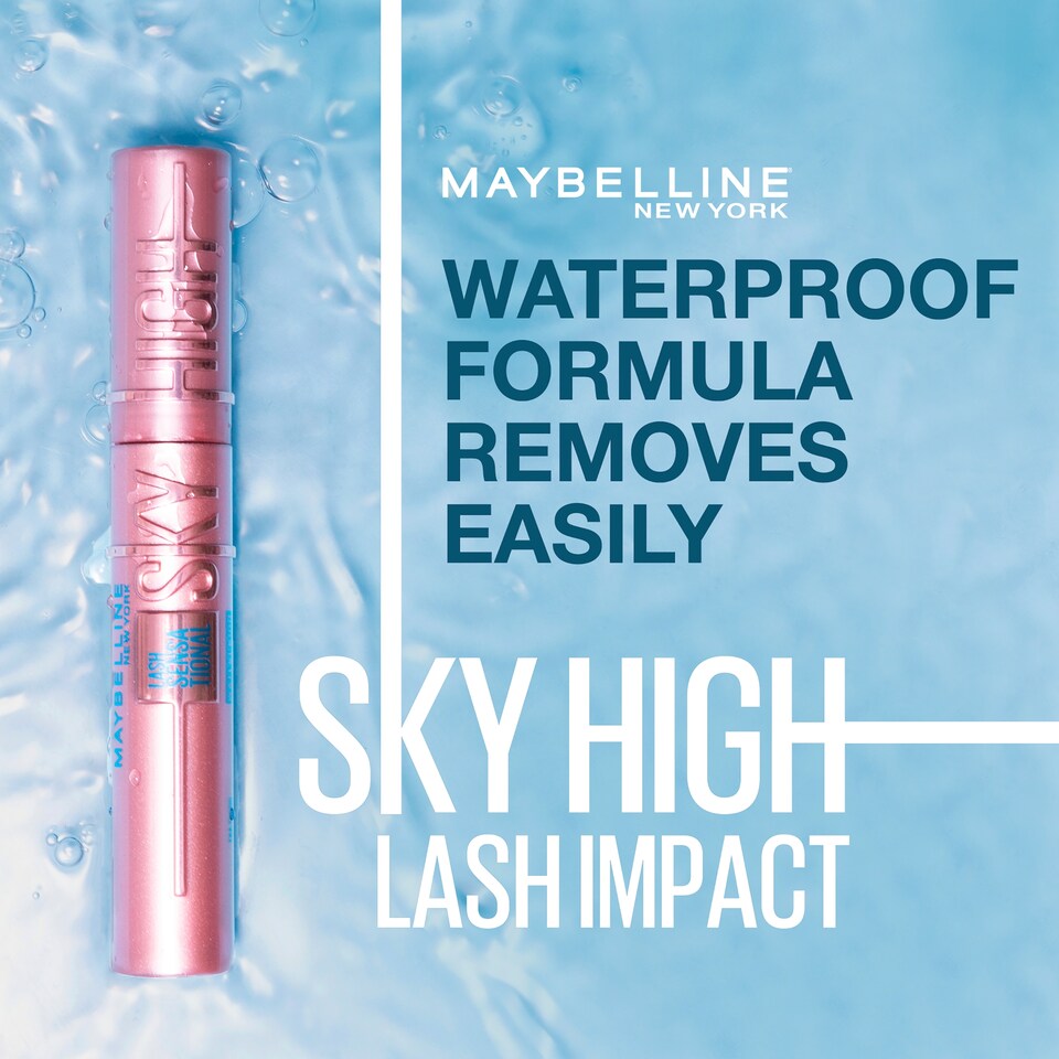image 1 of Maybelline Lash Waterproof Mascara 01 Very Black 6Ml