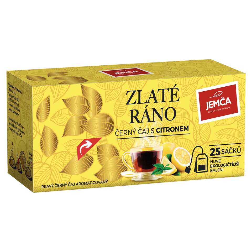 Jemča Golden Morning Black Tea with Lemon 25 x 1.75g (43.75g)