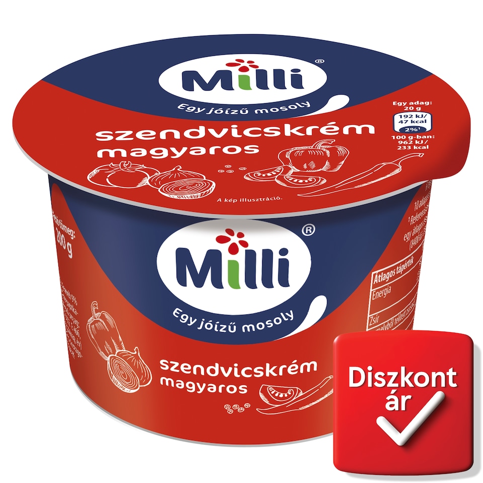 Milli magyaros szendvicskrém 200 g