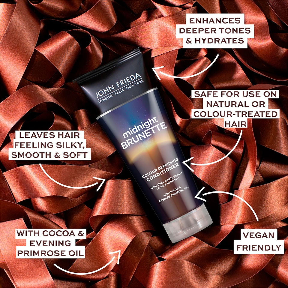 image 1 of John Frieda Midnight Brunette Colour Deep Conditioner 250Ml