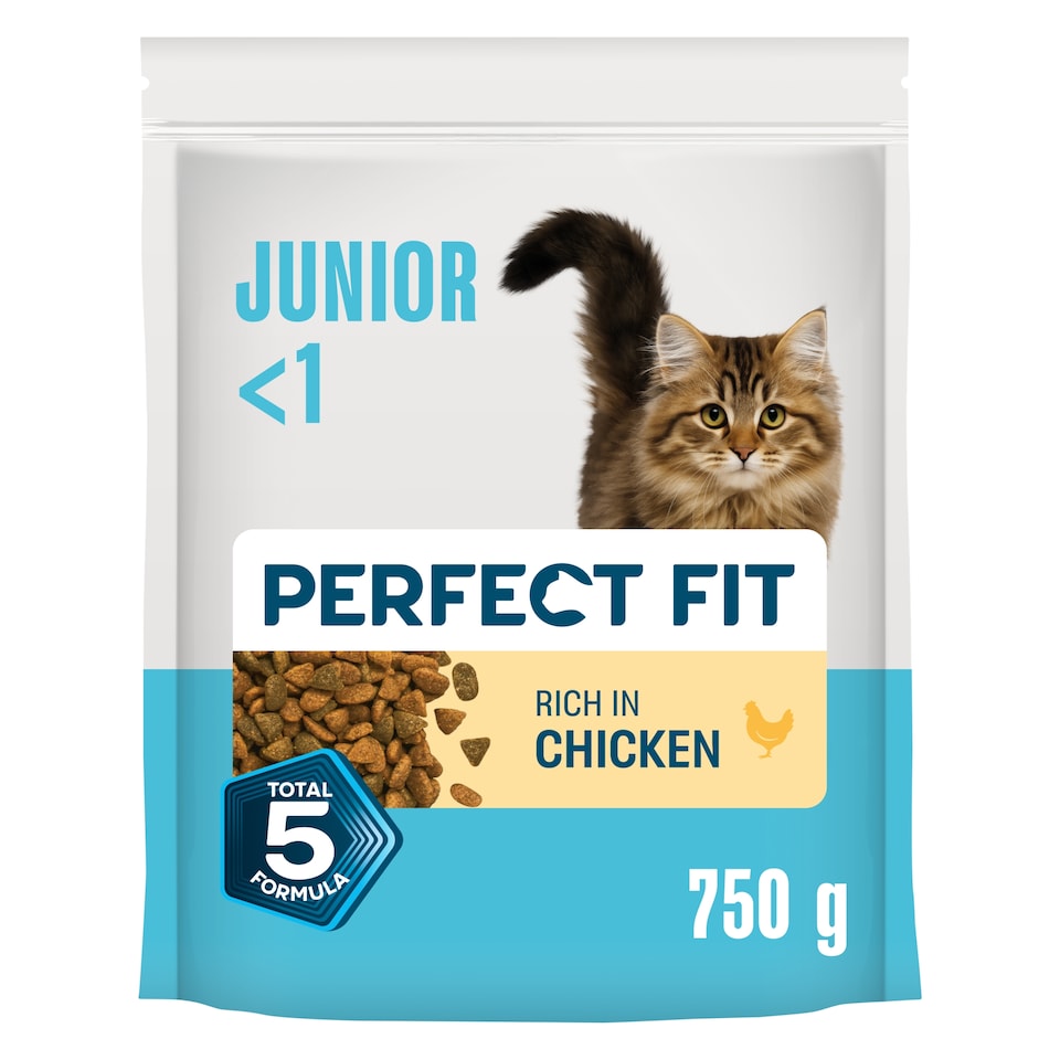 image 1 of Perfect Fit Junior Dry Cat Food - Chicken 750g