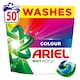 image 1 of Ariel stain and odour removal Colour Washing Pods 50 Washes 840g