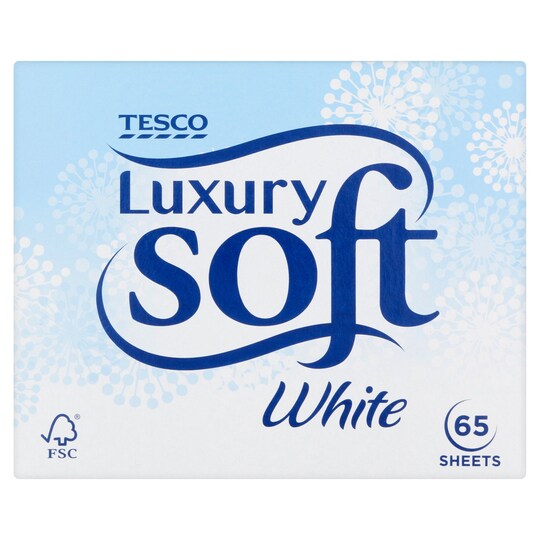 Tesco Family Toilet Tissue Flat Pack White 65 Sheet Tesco Groceries