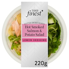 Tesco Finest Hot Smoked Salmon and Potato Salad 220g