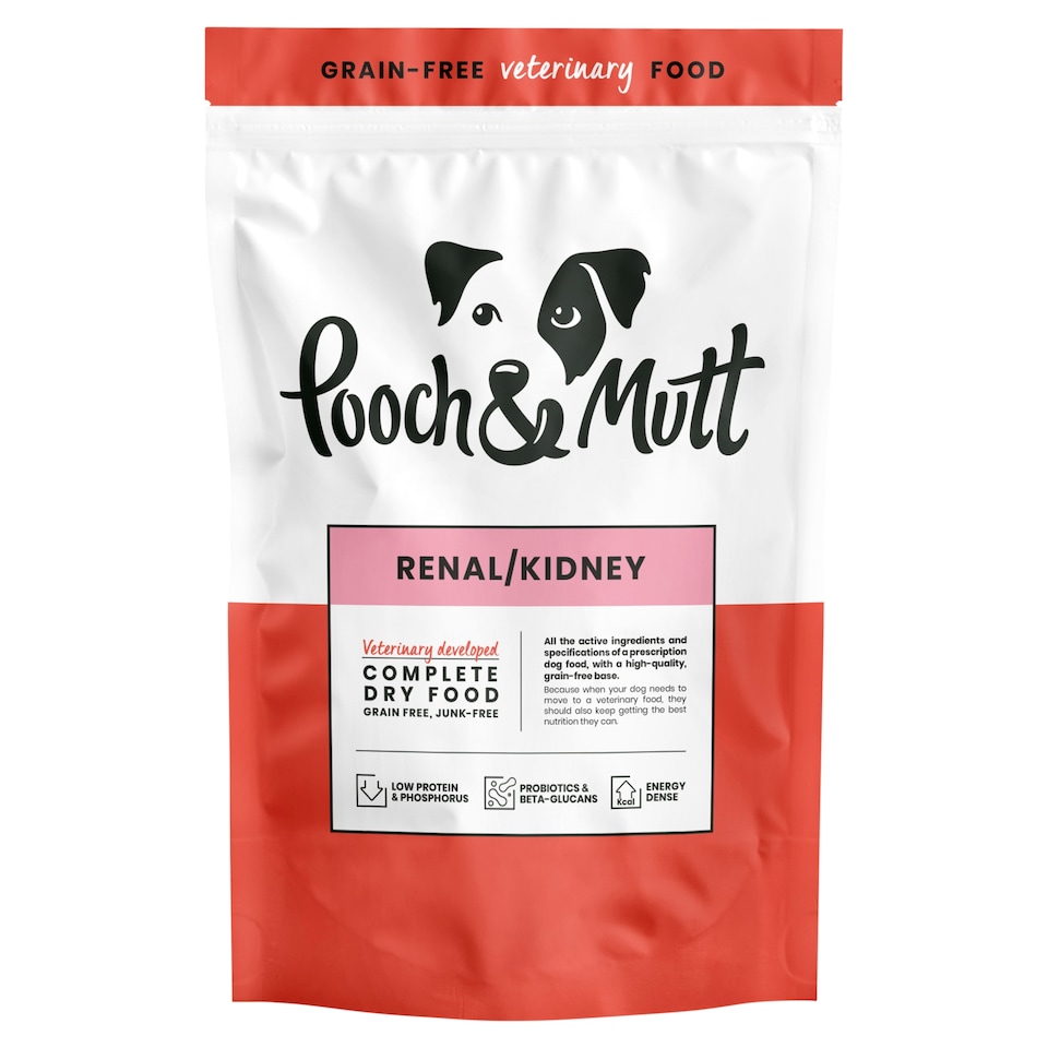 Pooch & Mutt Grain Free Renal Kidney Dry Dog Food 1.5kg