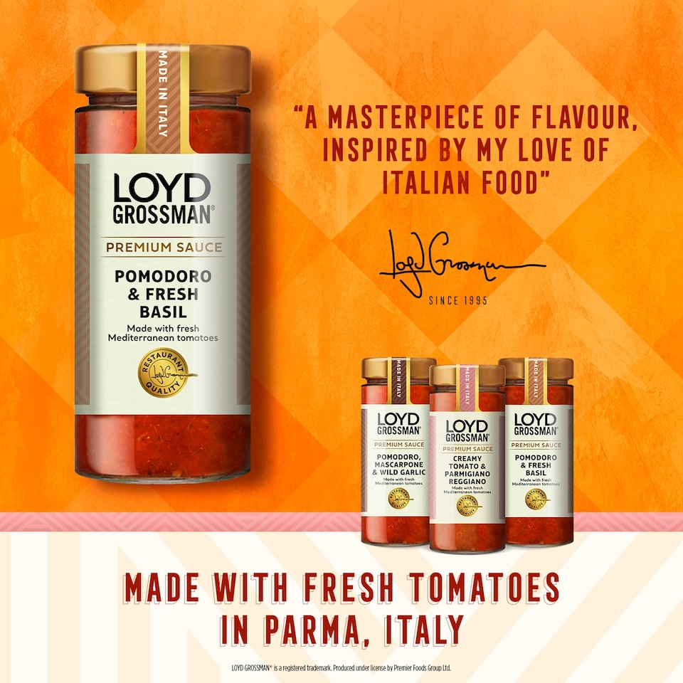 image 1 of Loyd Grossman Pomodoro & Fresh Basil Pasta Sauce 290g