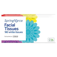 Springforce Facial Tissues 180 Sheets 