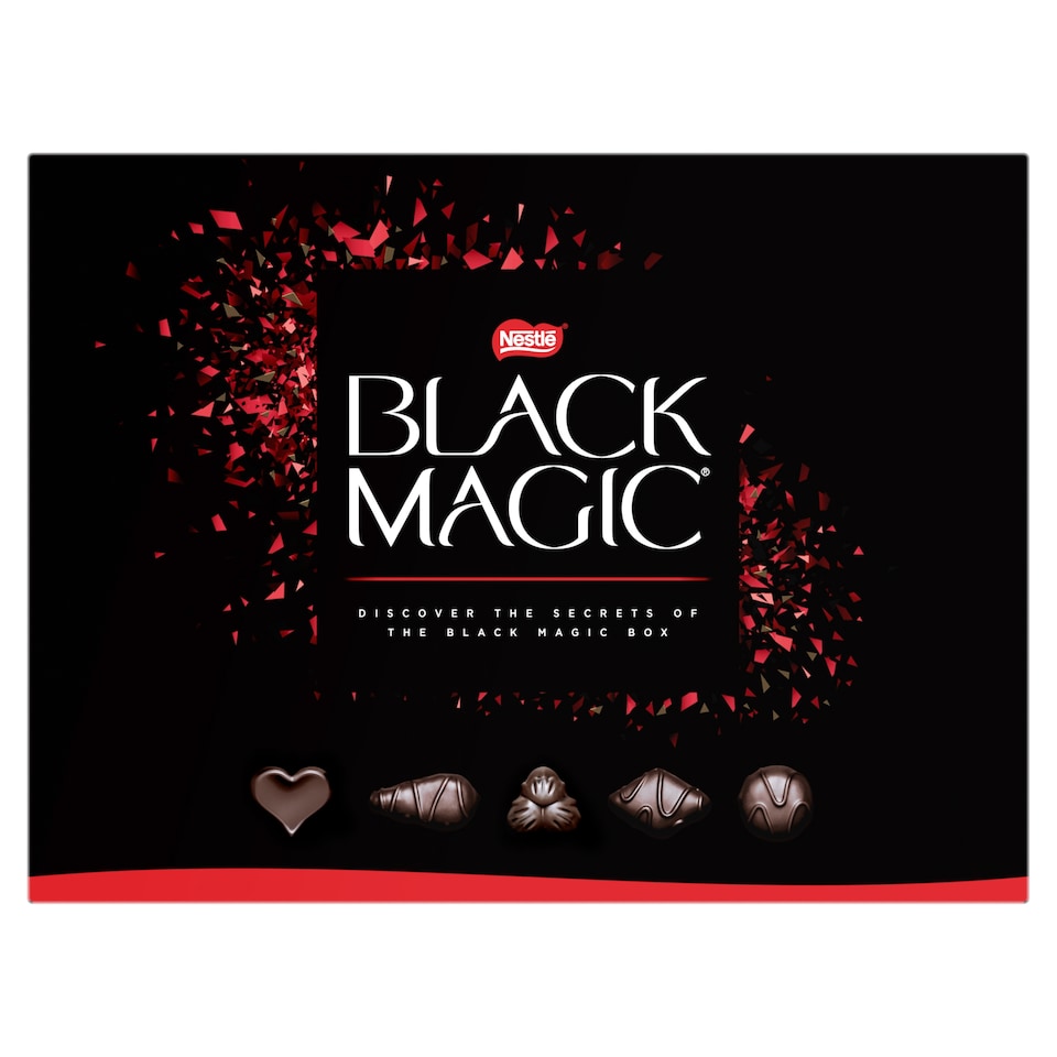 image 1 of Black Magic Dark Chocolate Box 348g