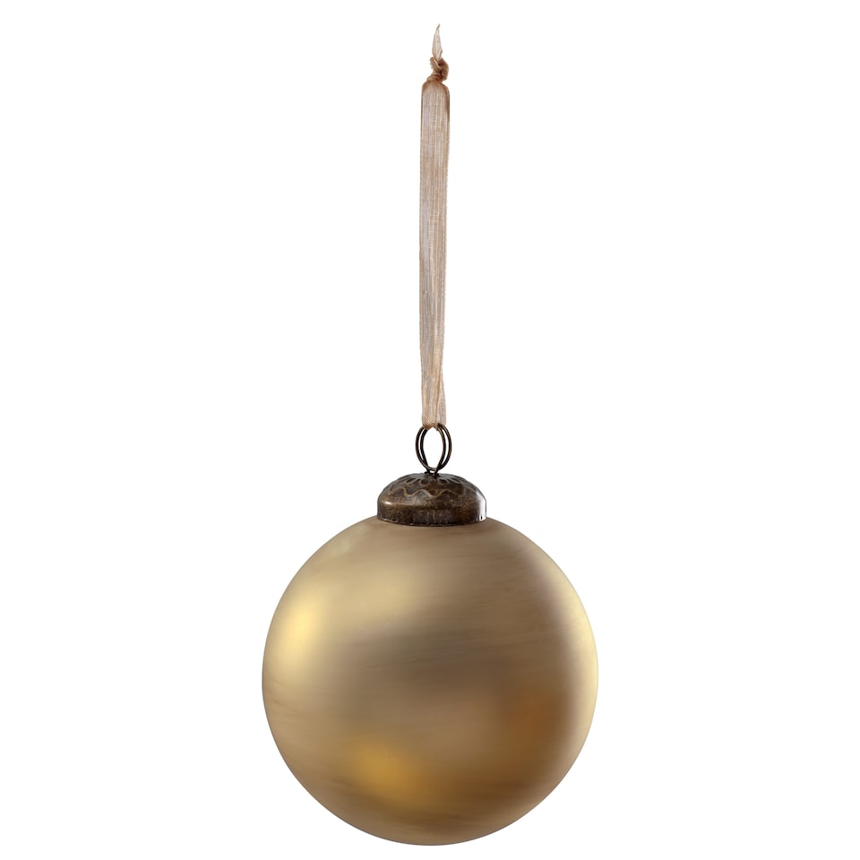 IG Design Gold Rustic Christmas Bauble