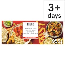 Tesco Sweet & Sour & Chow Mein Chicken Meal For 2 995G