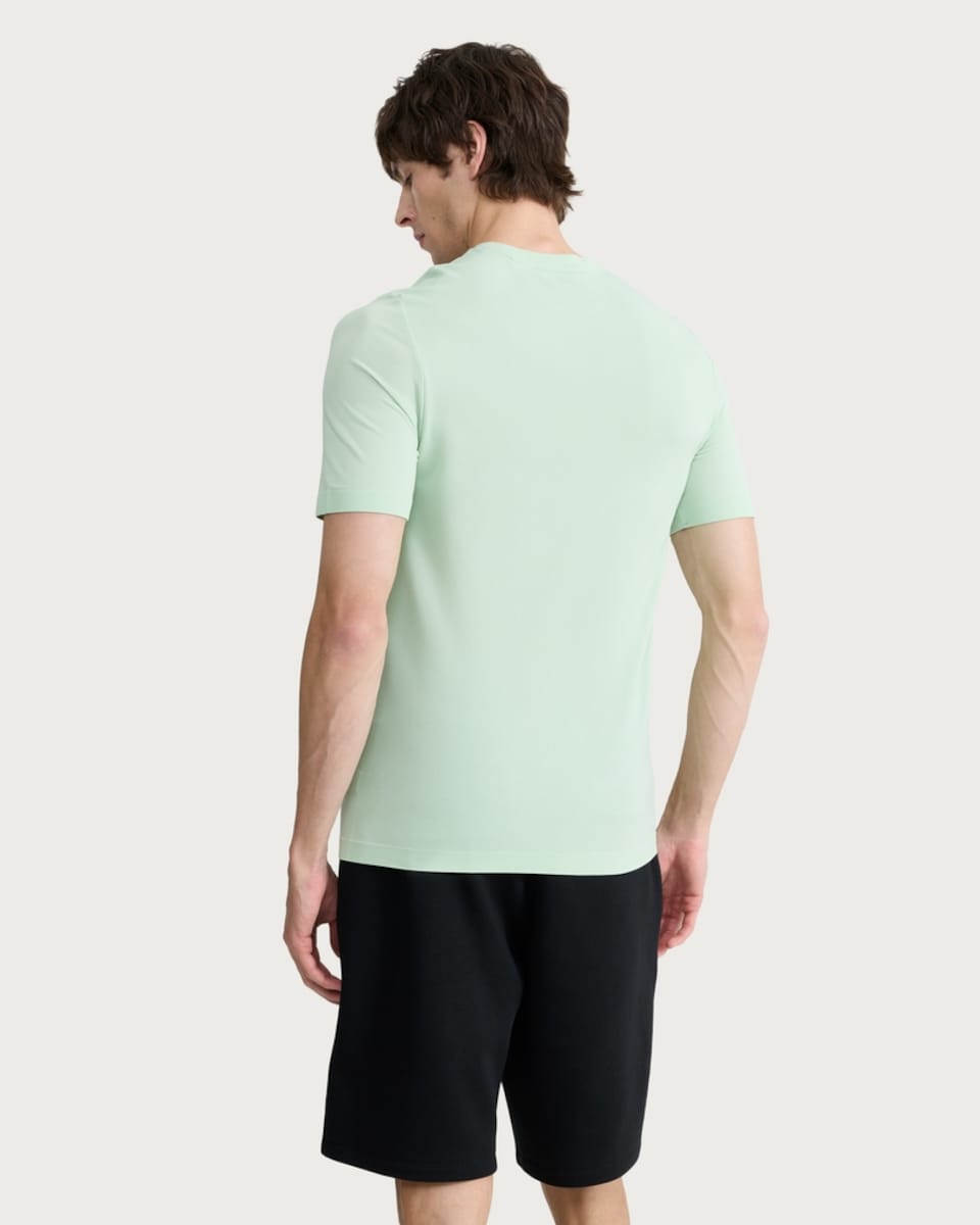 image 1 of F&F Active ULTRARUN Seamless Short Sleeved T-Shirt in Green