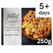 Tesco Finest British Bramley Apple Crumble 250g