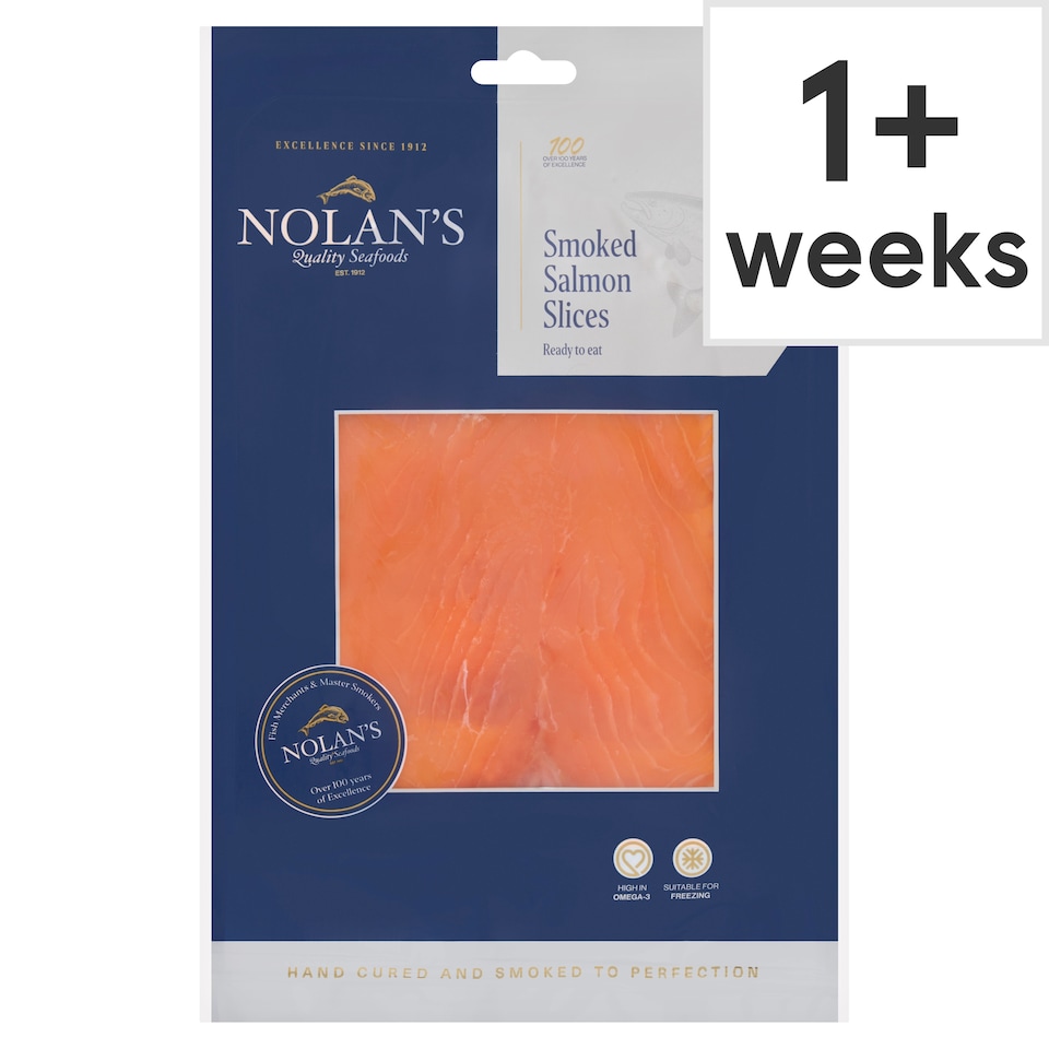 Nolans Atlantic Smoked Salmon 100G