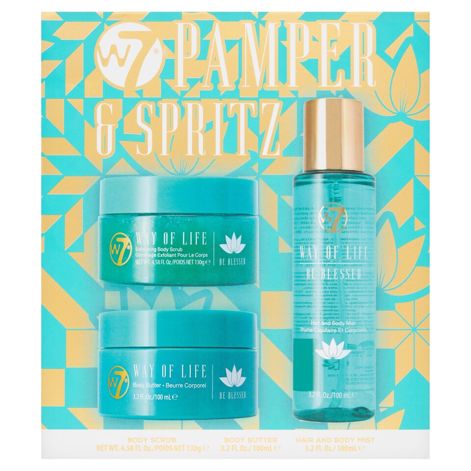 W7 Pamper & Spritz  Set