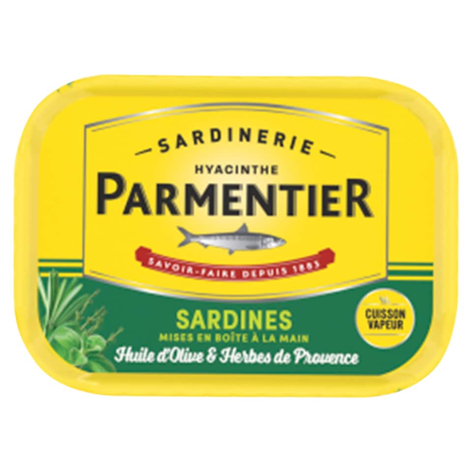 Parmentier Sardines in Olive Oil & Provencal Herbs 135g