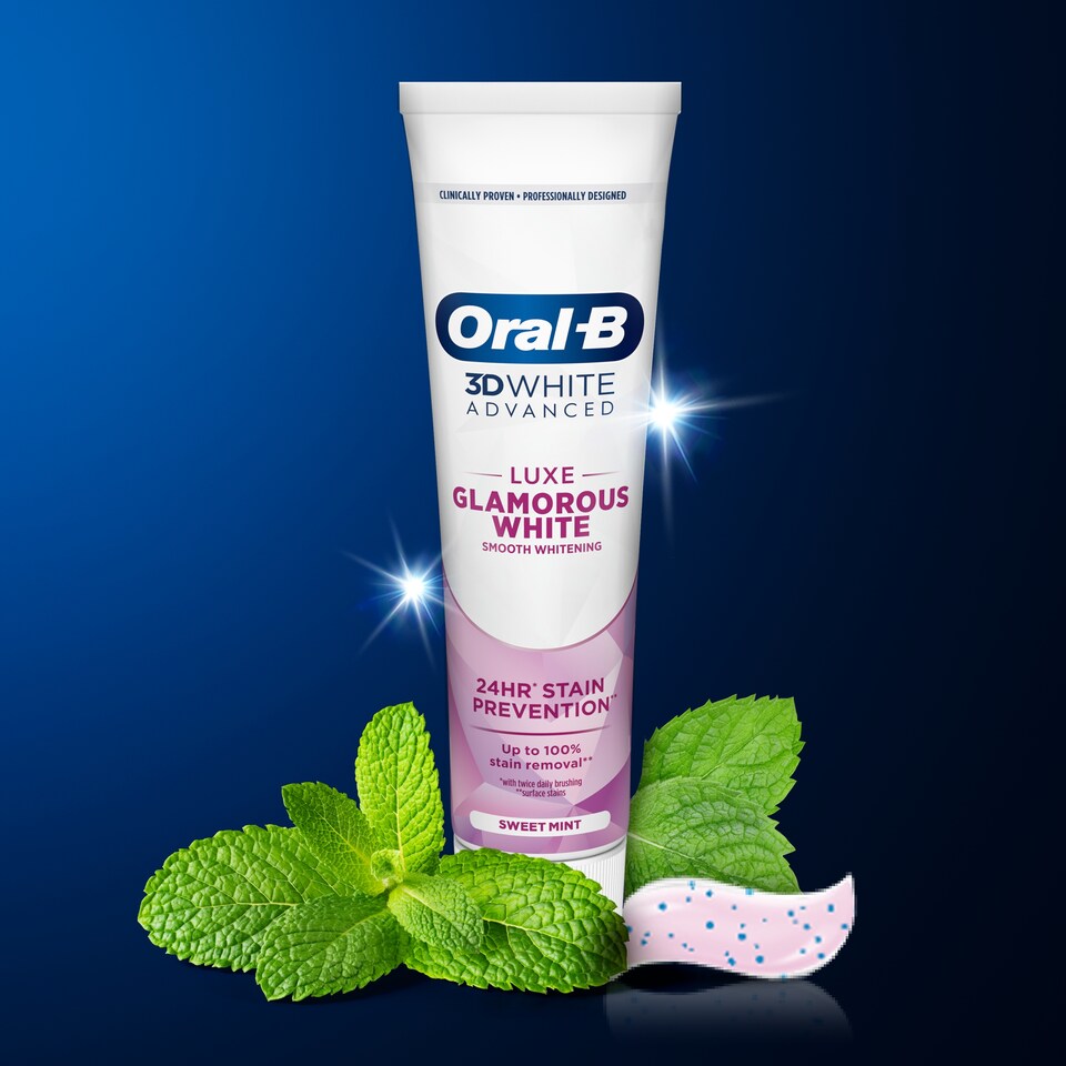 image 1 of Oral-B 3D White Glamorous White Sweet Mint Toothpaste 100Ml