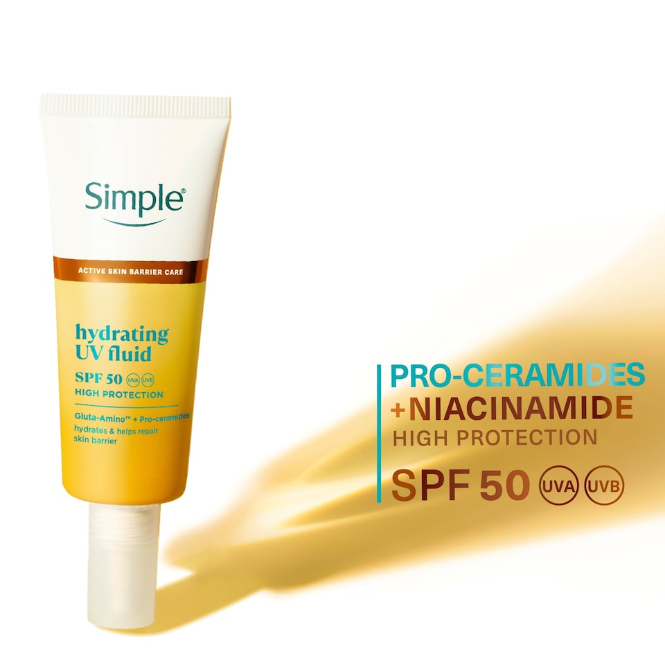image 1 of Simple Hydrating UV Fluid Moisturiser 40ml
