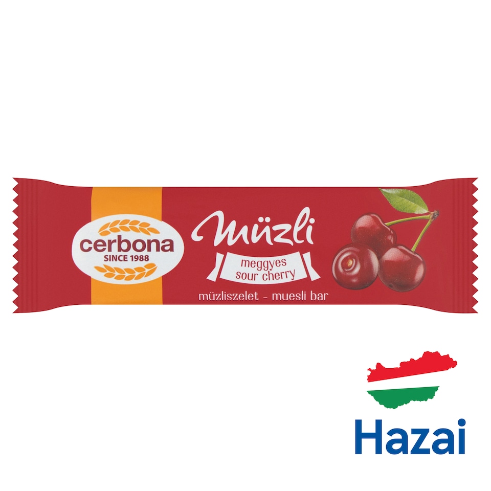 image 1 of Cerbona Sour Cherry Muesli Bar 20 g
