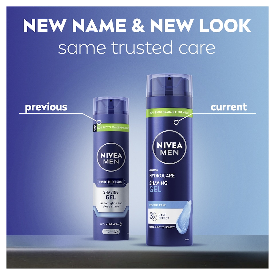 image 1 of NIVEA MEN Protect & Care Moisturising Shaving Gel 200ml